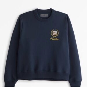 NWT Abercrombie & Fitch Cadillac Graphic Crew Sweatshirt
